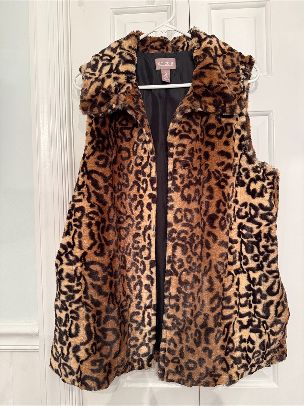 Chico’s Leopard Print Vest
